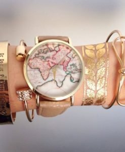 Montre mappemonde