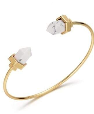 bracelet geometrique blanc 2018.Idées cadeaux bijoux femme