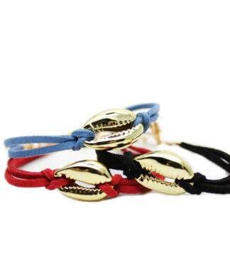 Bracelet femme cuir noir