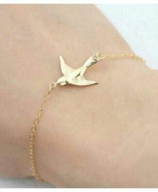 Bracelet hirondelle doré