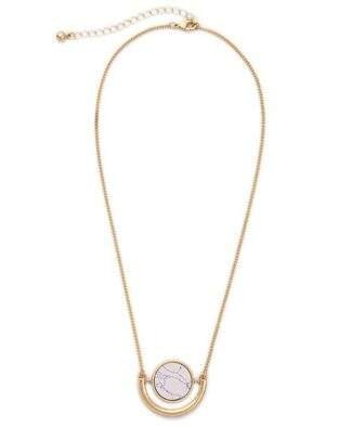 Collier créateur tendance blanc