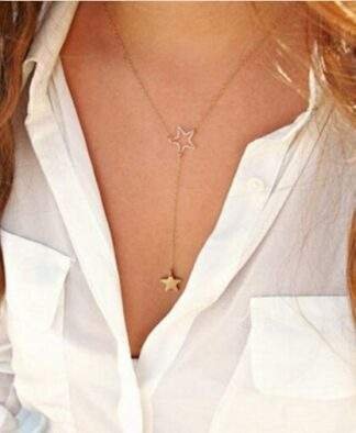 Collier multi rangs étoile