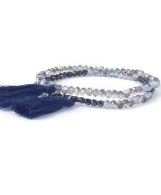 Idée cadeau- Bracelet swarovski bleu