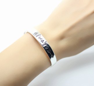Bracelet jonc- cadeau romantique