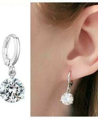 Boucles d'oreilles zirconium