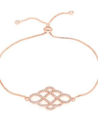 Bracelet de mariée or rose