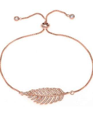 Bracelet mariage feuille Swarovski 2018