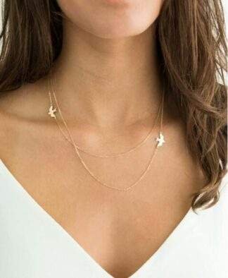 Collier fantaisie multi rangs