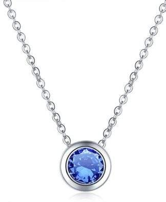 Collier demoiselle d'honneur- bleu klein