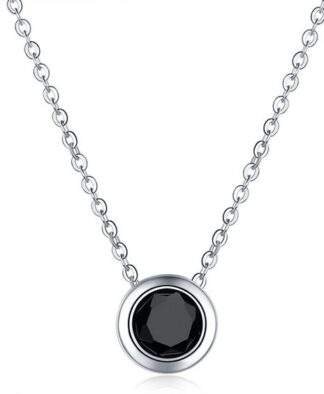 Collier demoiselle d'honneur- noir