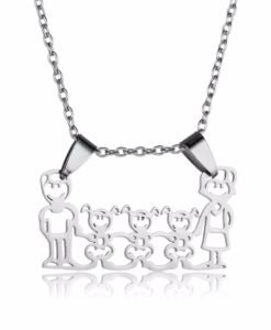 Collier famille- Idee cadeau maman