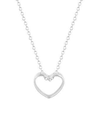 Collier coeur argent