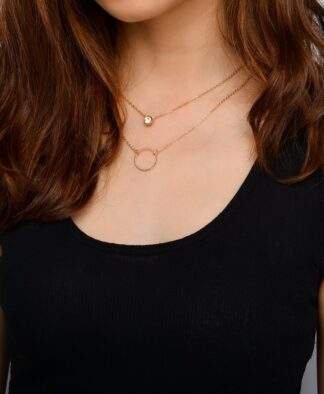 Collier dore