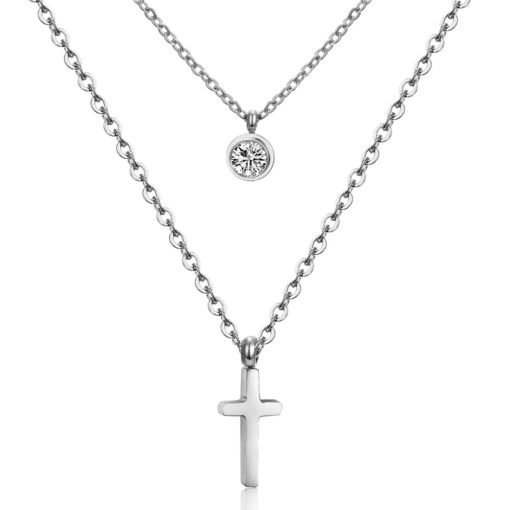 Collier croix