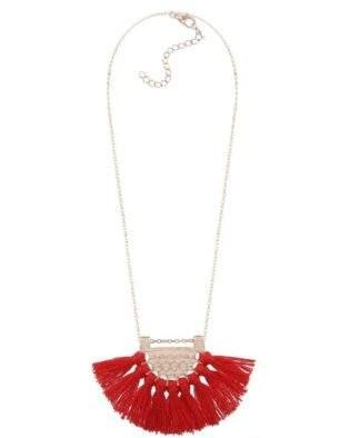 Bijoux pompon- collier