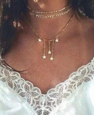 Collier tendance etoiles