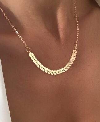 Collier chaine laurier