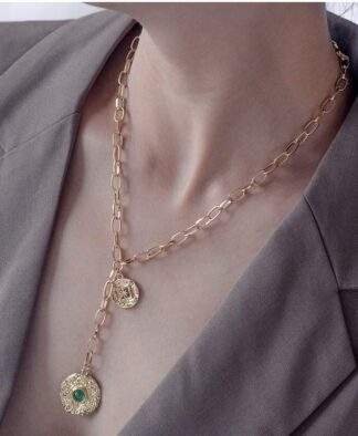 Collier tendance ete 2020 -medaille