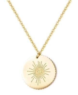 Collier court medaille