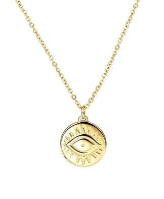 Collier medaille doree