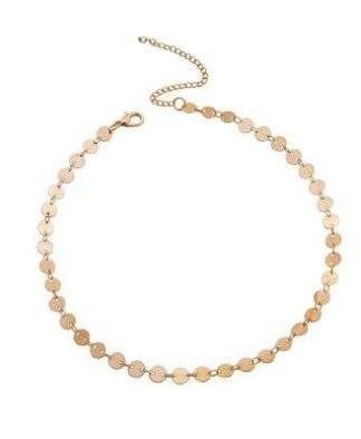 Collier tendance 2020 dore