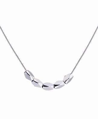 Collier court argent