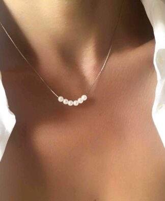 Cadeaux Noel Femme 2020 - Collier fin argente