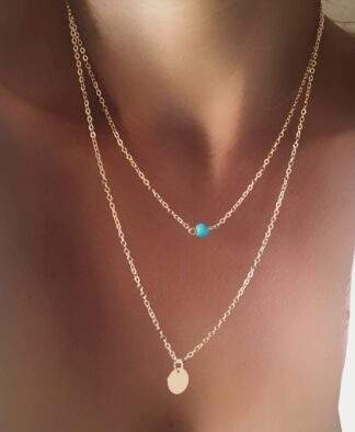 Cadeaux bijoux Noel Femme 2020 - Collier multirangs