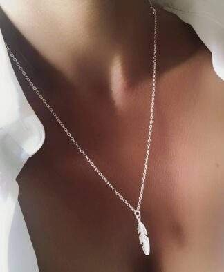 Idees cadeaux Noel Femme - Collier argente