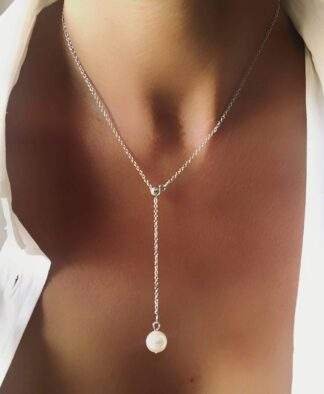 Idees cadeaux Noel Femme - Collier original argente