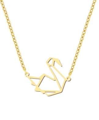 Collier hirondelle origami