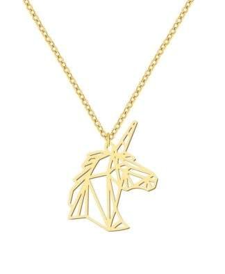 Collier licorne origami