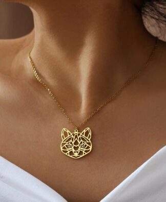 Collier tigre origami