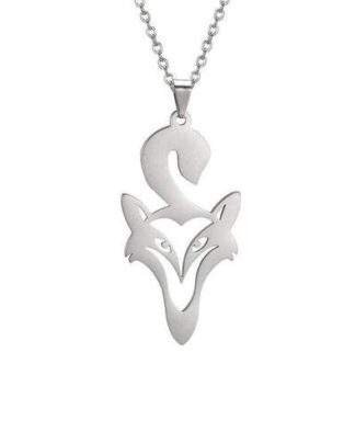 collier tete de renard