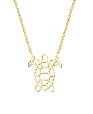 collier tortue origami