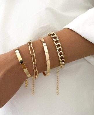 Bracelets grosse maille femme