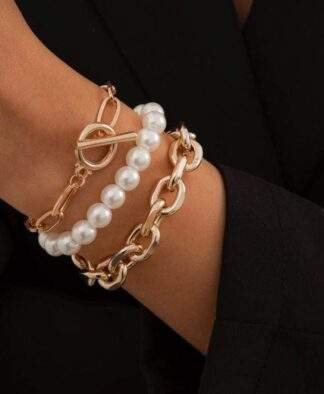 Bracelets tendance 2022- Trio de bracelets fantaisie