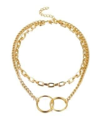 Collier gros maillons ovales