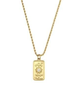 Bijoux tarot- Collier carte de tarot- Le Soleil