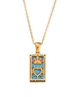Collier carte de tarot L Imperatrice