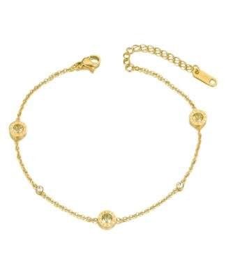 Bracelet cercle strass tendance 2024