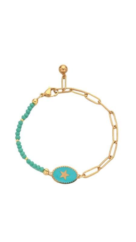 Bracelet etoile avec pierres tendance 2024