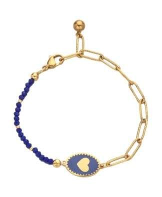 Bracelet gourmette coeur tendance 2024