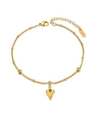 Bracelet pendentif coeur tendance 2024