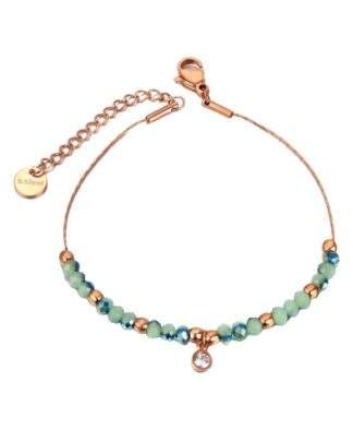 Bracelet pierres fines multicolores tendance 2024