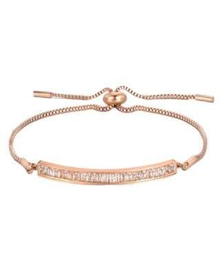 Bracelet strass or rose tendance 2024