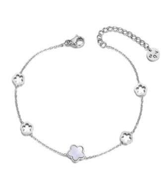 Bracelet trefle acier tendance 2024