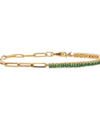 Bracelet vert tendance 2024