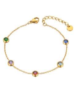 bracelet femme multicolore tendance 2024