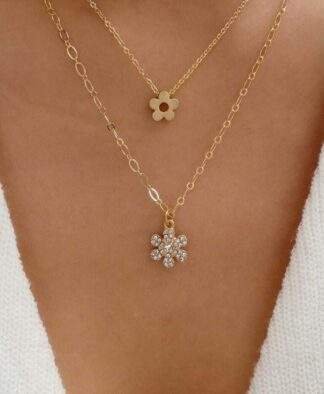Collier fleur tendance 2024